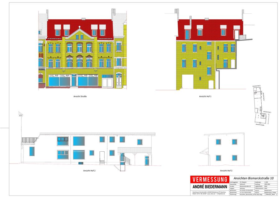 Bismarckstraße 10 — Ansichten